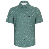 Men's Short Sleeve Catalyst Mountain Bike Button-Down Shirt